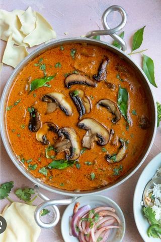 Oyster mushroom korma