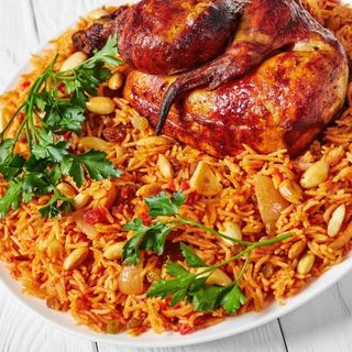 Kapsa with half  chicken