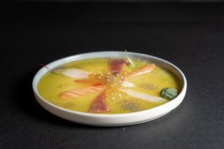 133. Passion fruit carpaccio