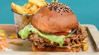 Bakers Royal Crunch Burger With Fries (NEW)