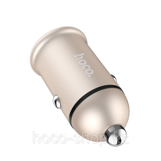 Зарядное устройство для телефона в авто Z30 Hoco, Gold 