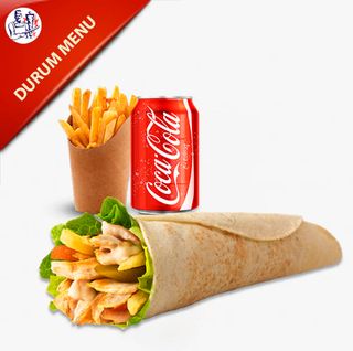 Menu Durum kebab solo carne