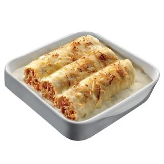 Canelones rellenos de mariscos