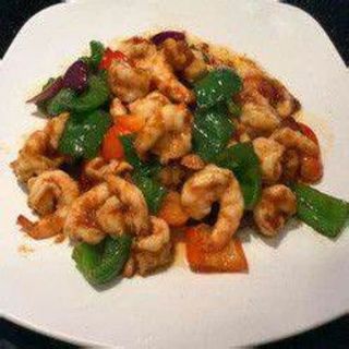 Gambas Con Salsa Gon-Bao