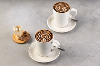 Double Biscoff Hot Chocolate