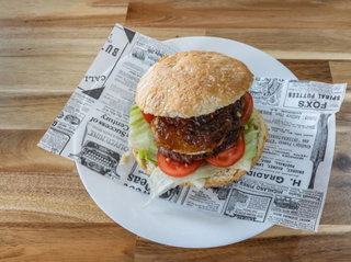 Hamburguesa de queso de cabra