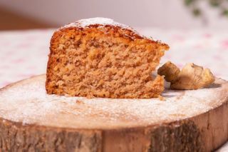 Fatia de Bolo de Gengibre e Canela