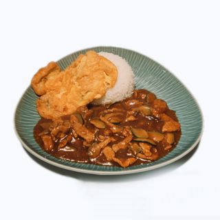 Poke De Arroz Con Ternera(Caliente)