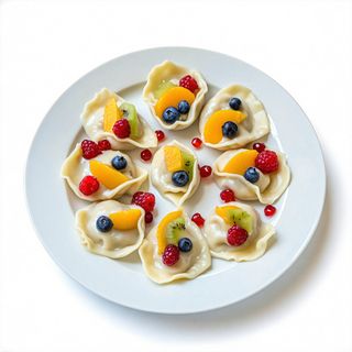 Pierogi sezonowe z owocami