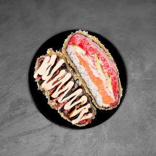 Бургер лосось