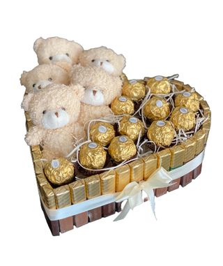 Słodkie Serce 5 Misiów