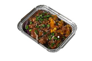 Салат з куркою теріякі