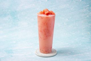 Te rojo con leche y cafe