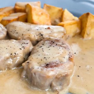 Solomillo De Cerdo Ibérico Al Roquefort