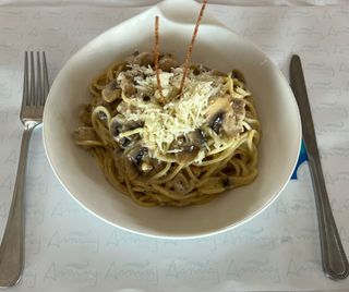 Spaghetti Poulet Champignon