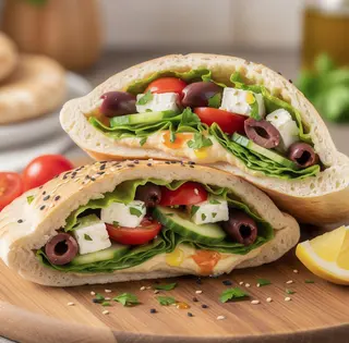 Pita veggie grande