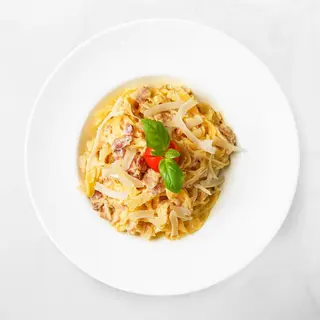 Tjestenina Carbonara + palačinke