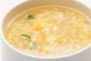 201 Zuppa mais pollo e uova