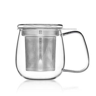 GLASS TEA INFUSER MUG 45CL
