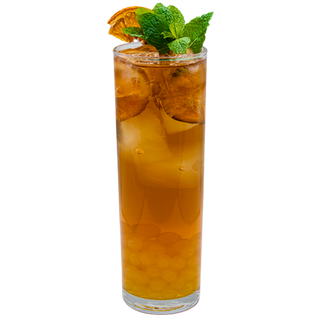 Bubble ice tea mango marakuja