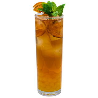 Bubble ice tea mango marakuja