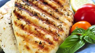 Pollo alla piastra con verdure