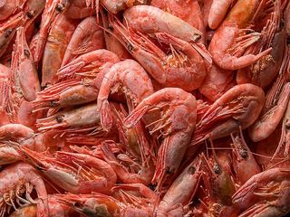 КРЕВЕТКА ВАРЕНО-МОРОЖЕНА 70/90 З ГОЛОВОЮ, 100Г (100г.)