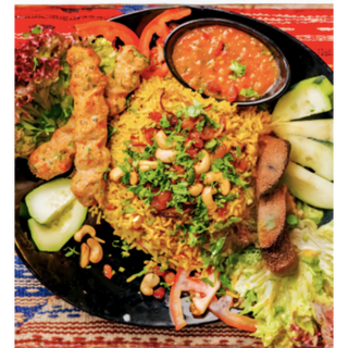 Kabsa au poulet Elbayt Eldimashki 