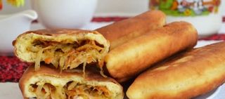 Empanada relleno de col y zanahoria