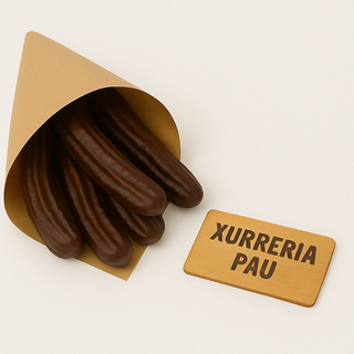 Churros bañados en chocolate (6 uds. )