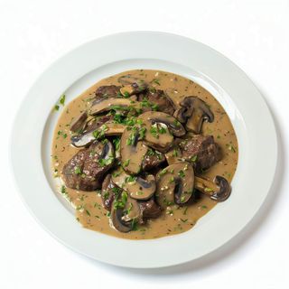 Ternera Con Champiñones