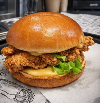Chicken burger Honey chicken
