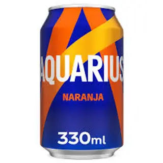 Aquarius Naranja lata 330ml.