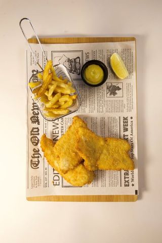 Панирана бяла риба