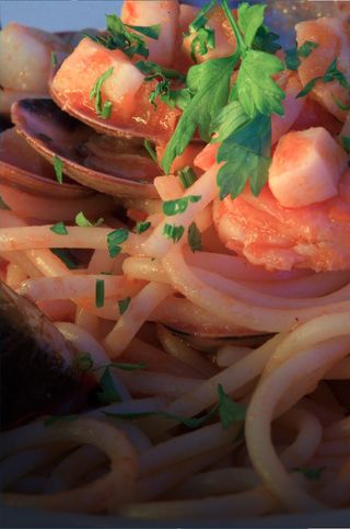 Espaguetis tela marinera