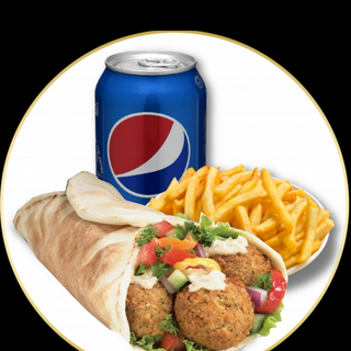 Menu falafel durum XL
