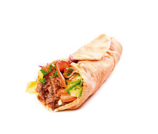 Durum De Ternera Con Ensalada