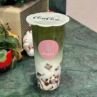 JELLY MATCHA LATTE 冻冻抹茶牛乳
