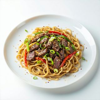 22A. Tallarines Fritos Con Ternera