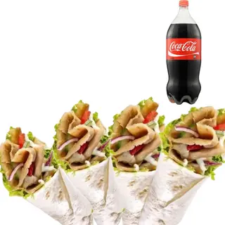 4 Durum Kebab combo