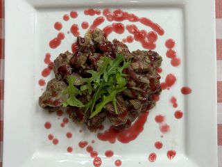 Печінка куряча під вишневим соусом (270g)