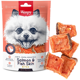 Wanpy М'ЯКІ ШМАТОЧКИ ЛОСОСЯ ,100г