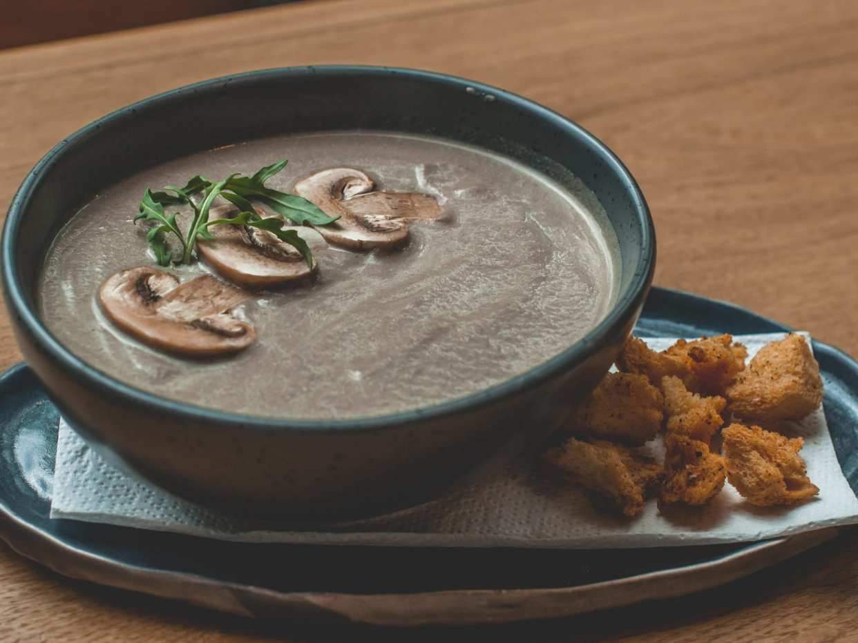 სოკოს კრემ- სუპი