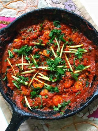 Camarão Tikka Karahi