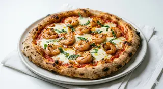 Pizza De Gambas (30 Cm.)