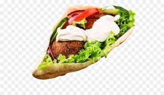 Bocadillo De Kebab Falafel Con Queso