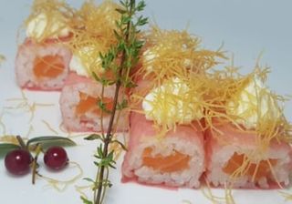 165 Rosa maki - 6 pezzi