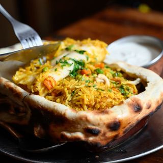 Biryani de Gambas.