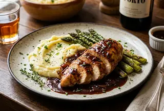 Pechugas De Pollo Al Oporto