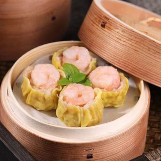 45.Shaomai pesce maiale misti - 3 pezzi肉虾烧卖